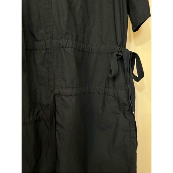 COS Navy Blue Asymmetric Dress With Drawstrings 44/M - Picture 4 of 7